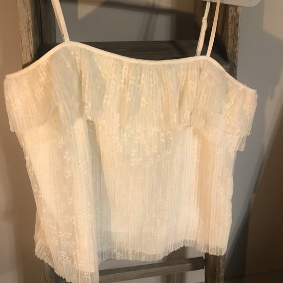 Bundle 4/25 JCREW camisole. Ivory. Medium Petite - Picture 2 of 3